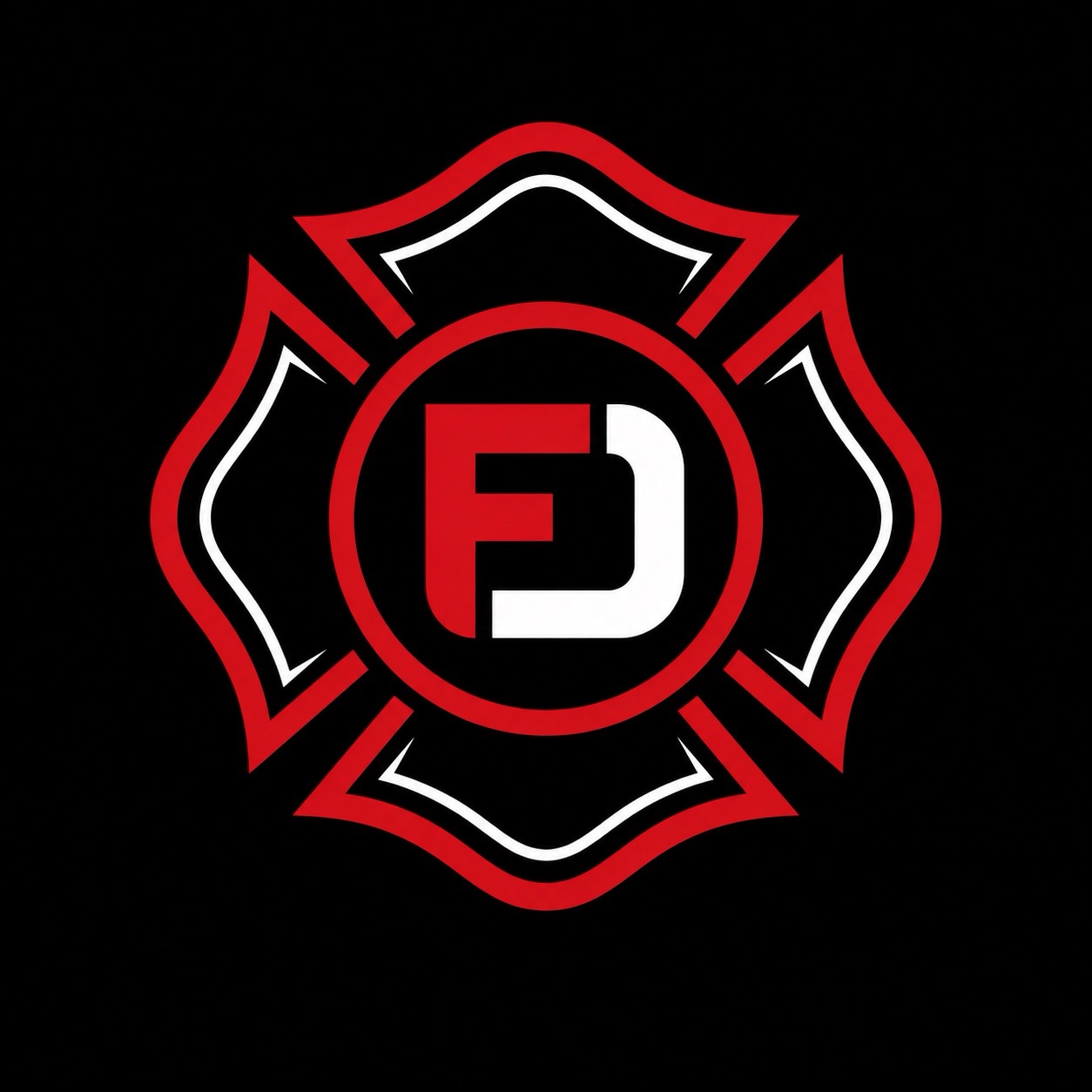 First Due Hauling fire badge logo